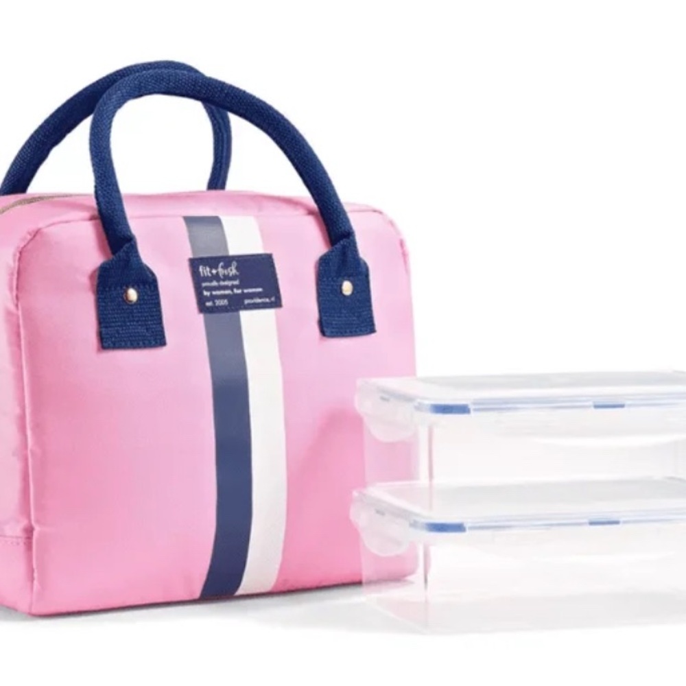 Fit & Fresh Bloomington Lunch Kit PICK YOUR COLOR PINK BLACK CREAM
